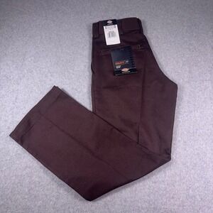Dickies Skateboarding Pants Mens fits 28X29 Brown regular fit Wrinkle Resistant
